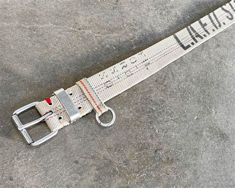 belts made from fire hose.